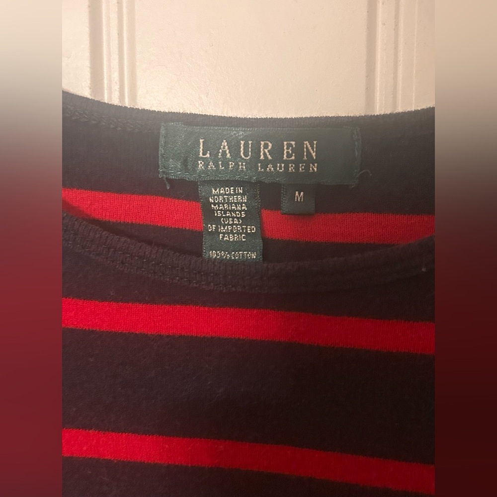 Red and Black stripe shirt - Picture 3 of 3
